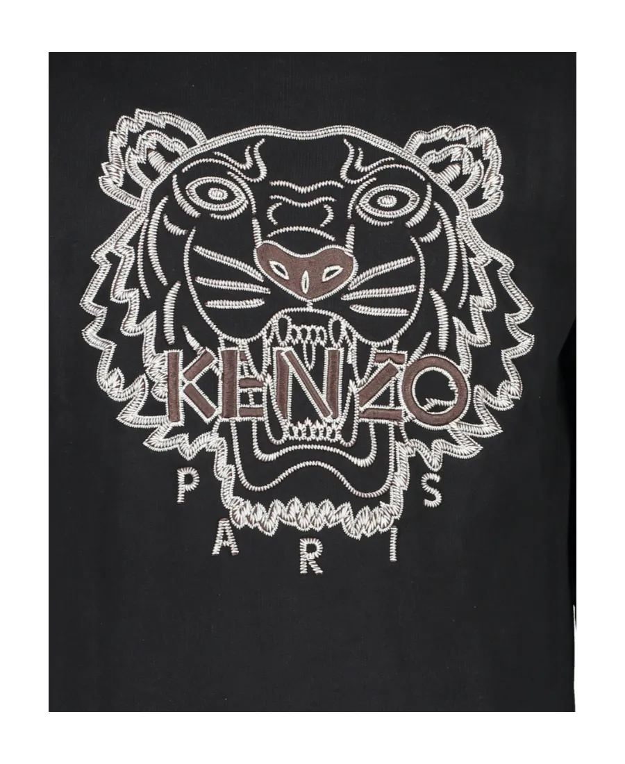 Embroidered-Tiger Sweatshirt