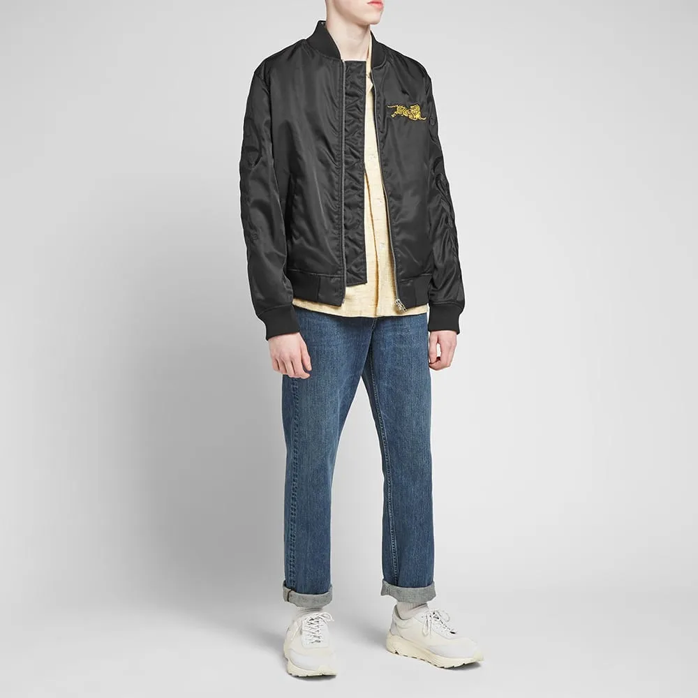 Embroidered Bomber Jacket