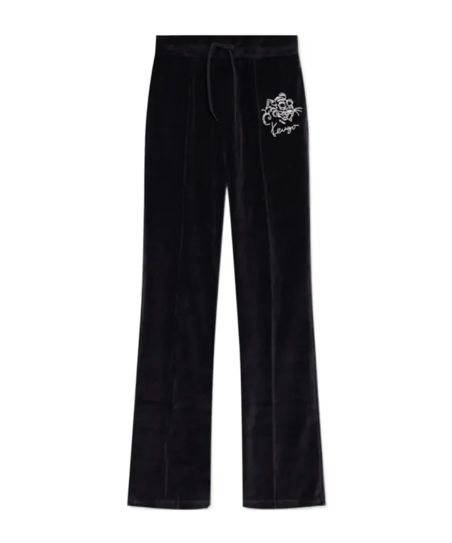 Logo Detailed Flared Trousers