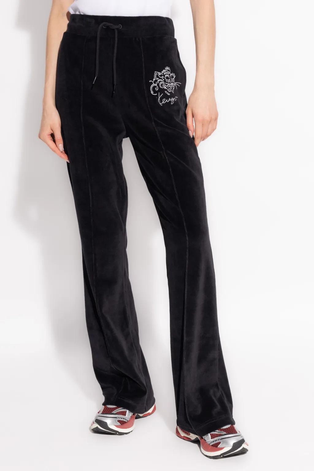 Logo Detailed Flared Trousers