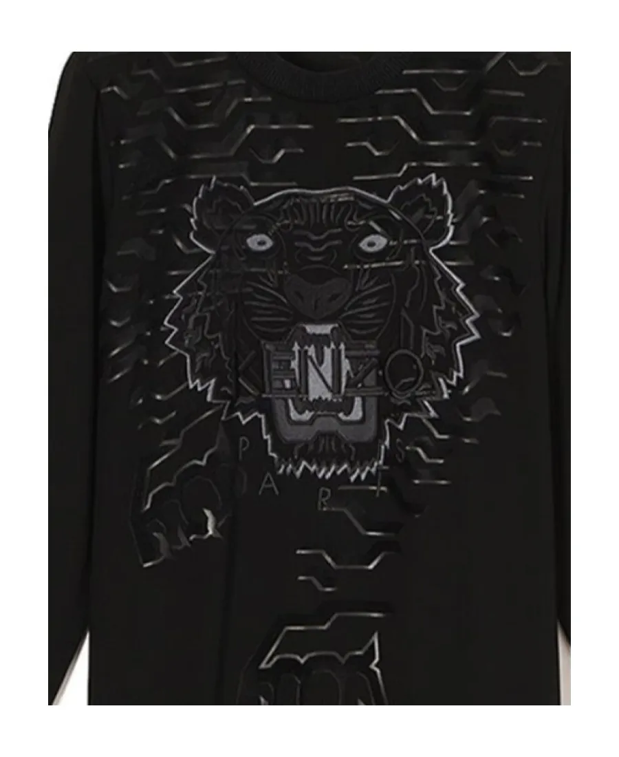Tiger Head Embroidered Dress