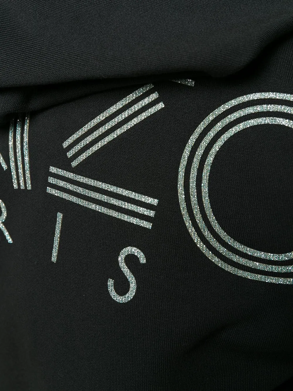 Rear Logo Print Zipped Hoodie