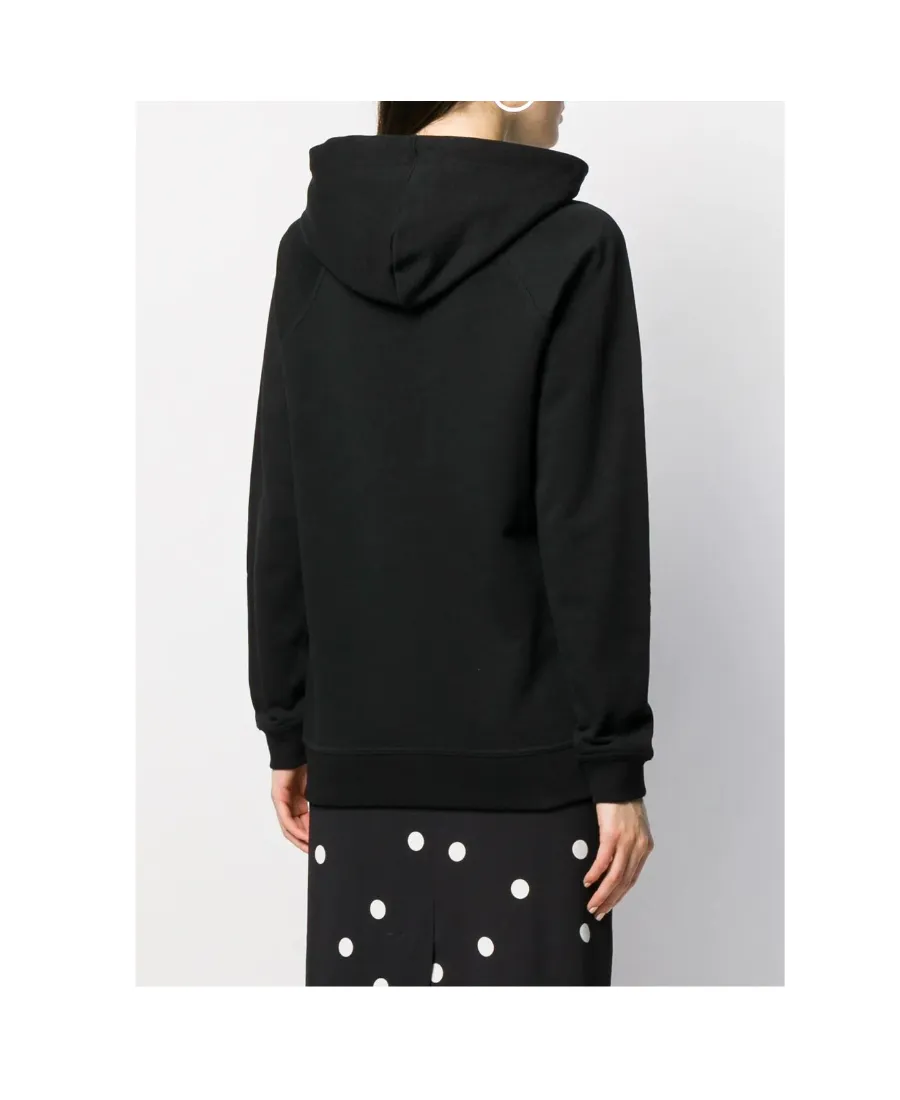 Logo Embroidered Hooded Sweater