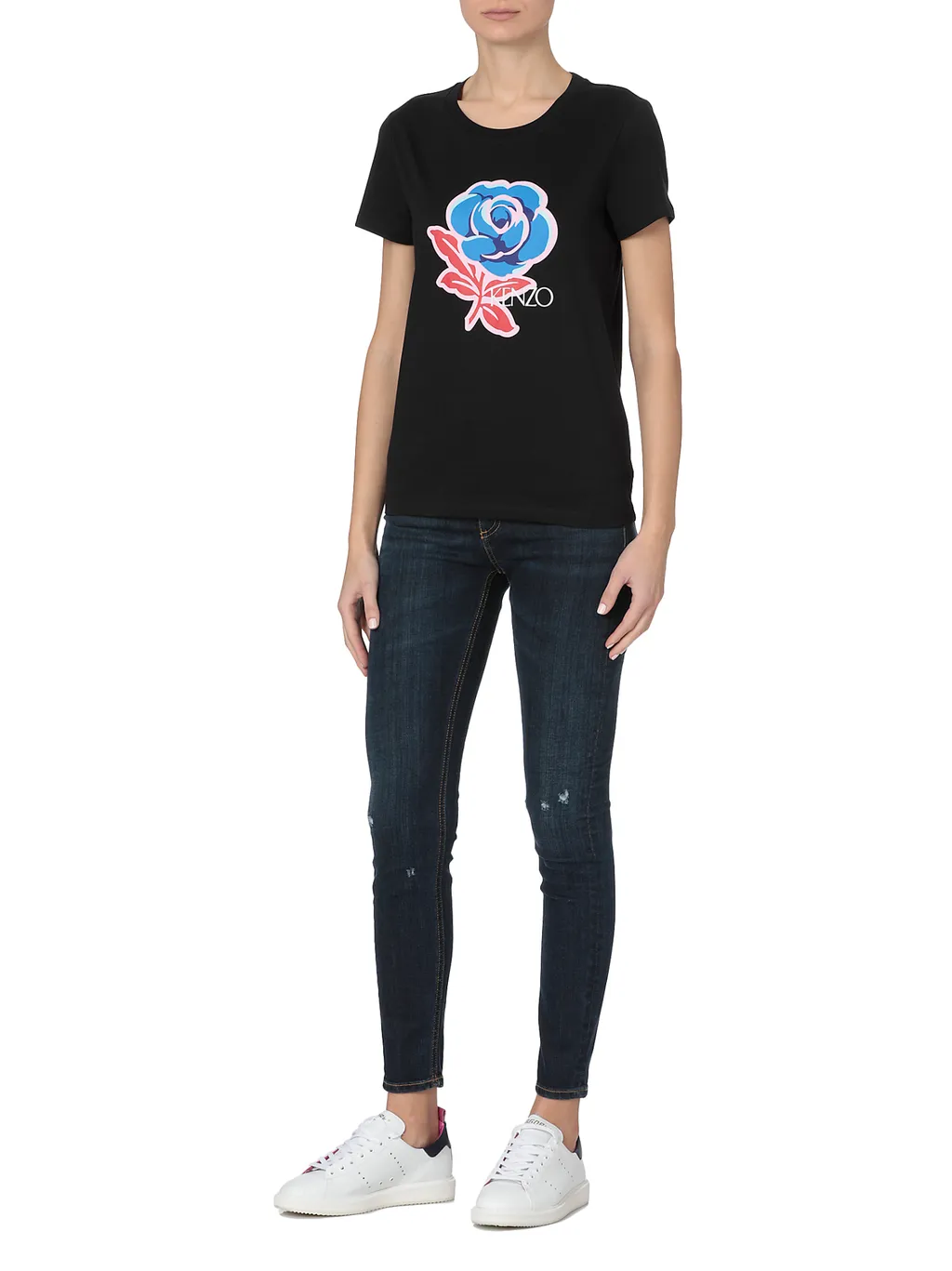 Rose Logo Printed T-Shirt