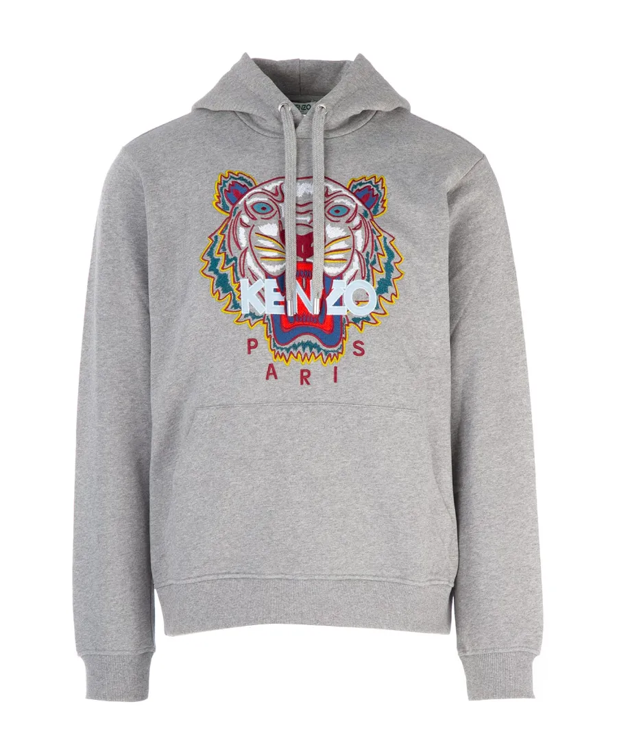 Tiger Embroidered Hoodie