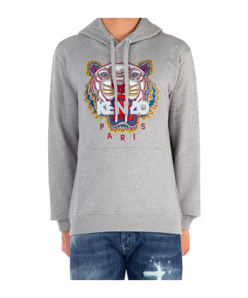 Tiger Embroidered Hoodie