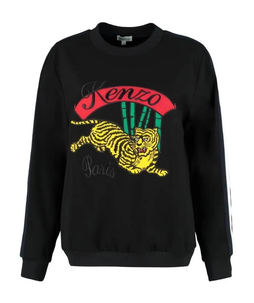 Tiger Embroidered Pullover