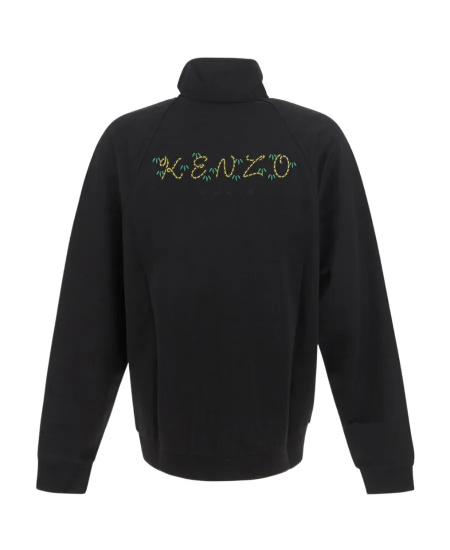 Tiger Tail K Logo Embroidered Track Jacket
