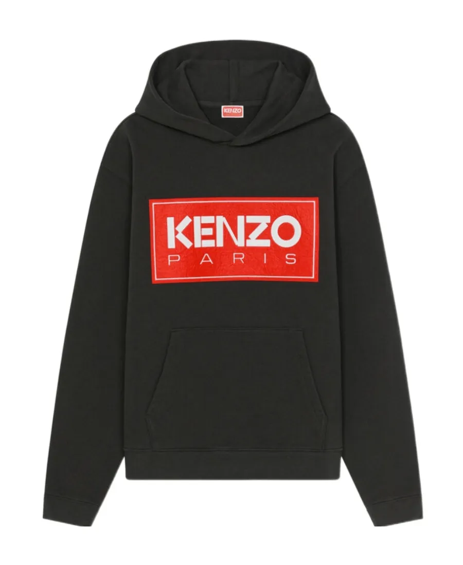 Paris Logo Patch Hoodie