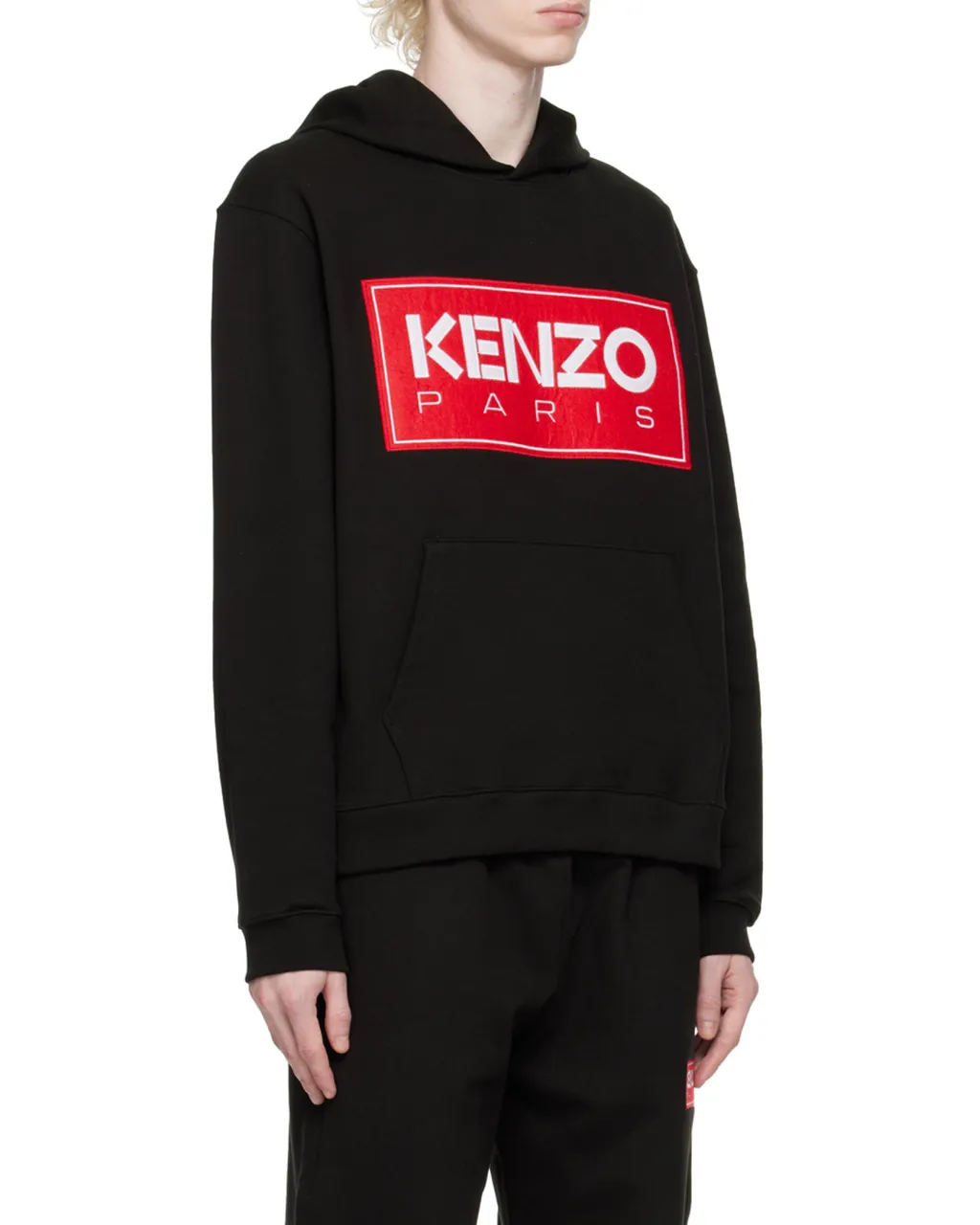 Paris Logo Patch Hoodie