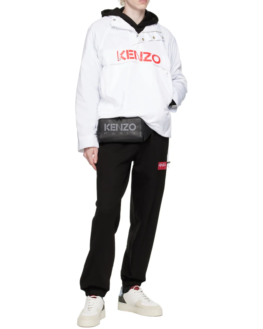 Paris Logo Patch Hoodie