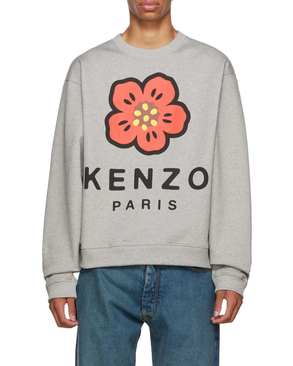 Boke Flower Printed Sweatshirt