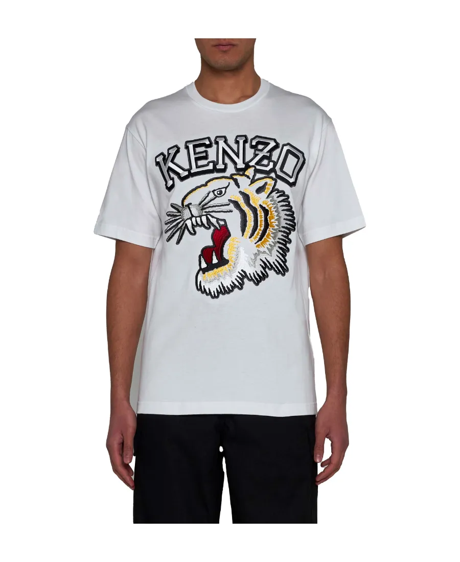 Logo Embroidered Crewneck T-Shirt