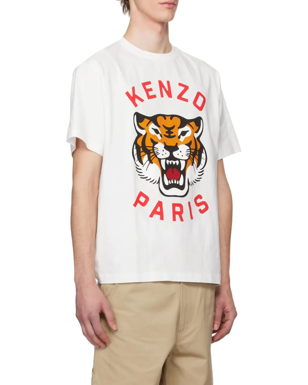 Tiger Printed Crewneck T-Shirt