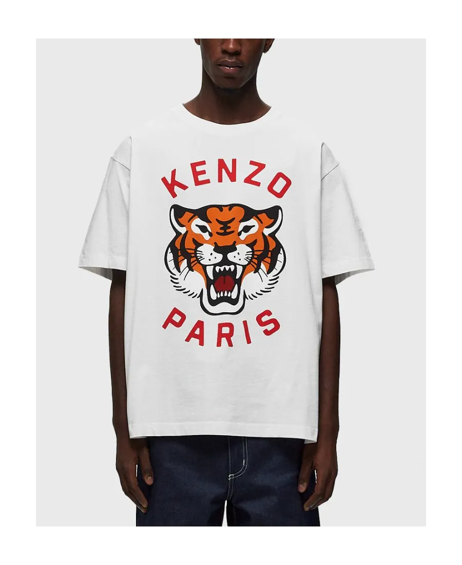 Tiger Printed Crewneck T-Shirt