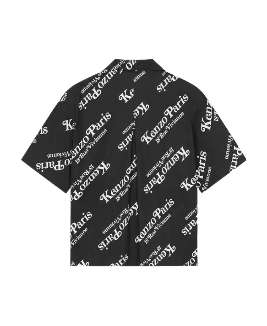 Monogram Printed Buttoned Shirt