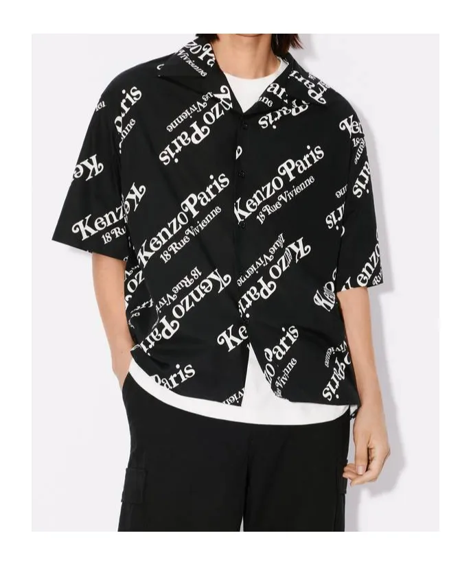 Monogram Printed Buttoned Shirt
