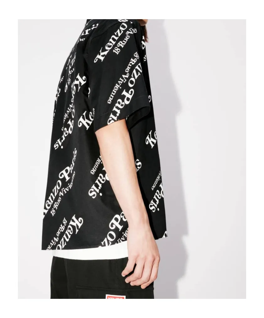 Monogram Printed Buttoned Shirt