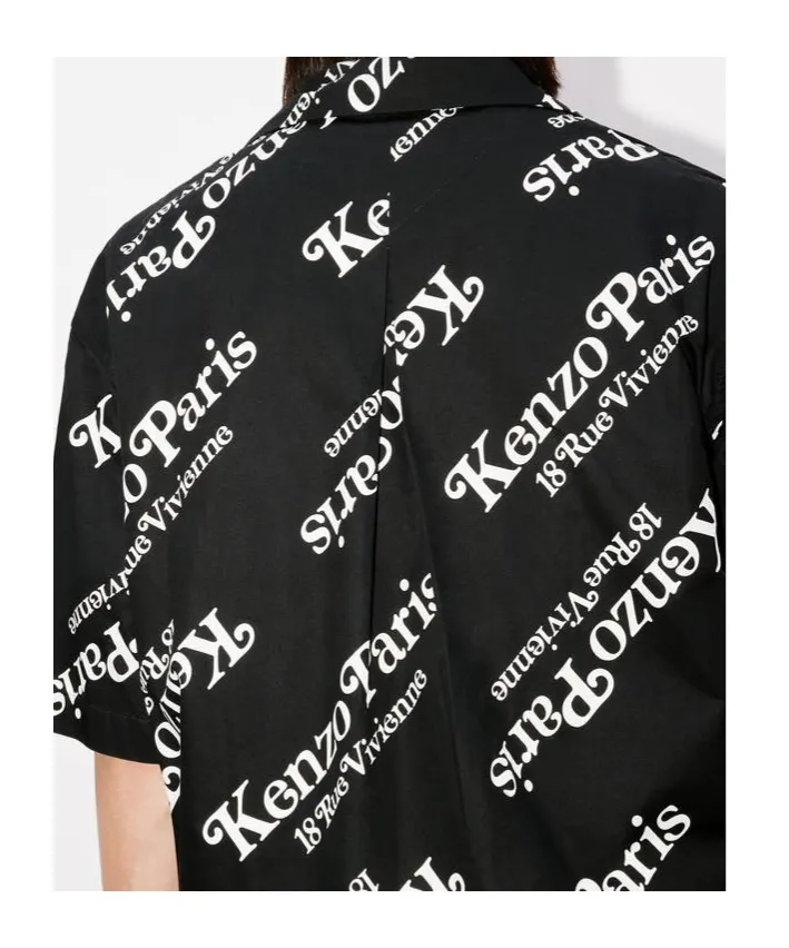 Monogram Printed Buttoned Shirt