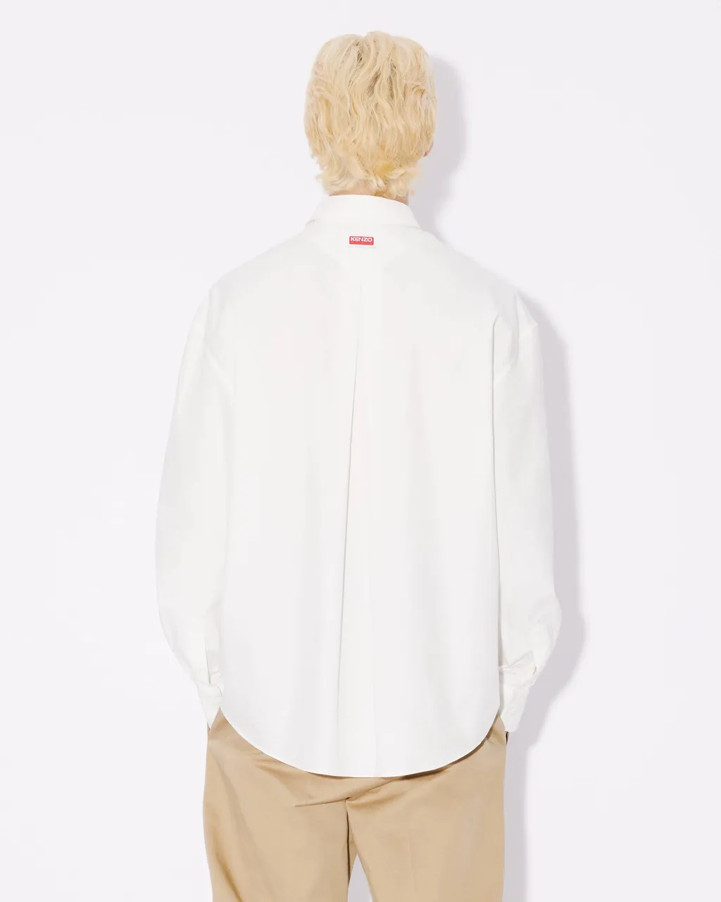 Logo Tiger Printed Buttoned Shirt