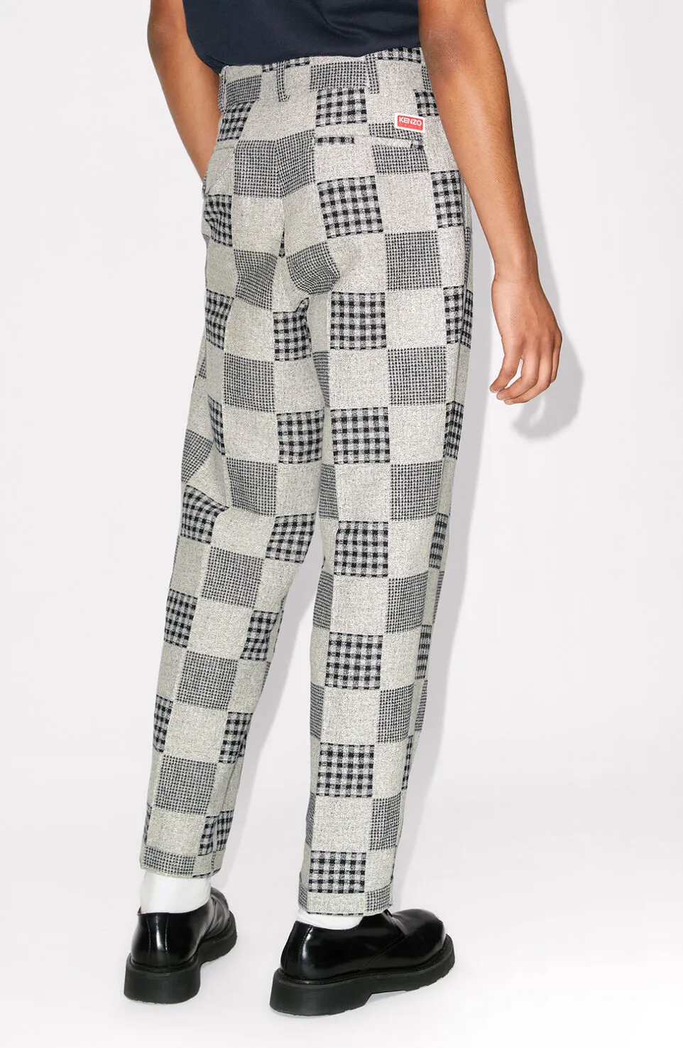 Patchwork Tailored Trousers