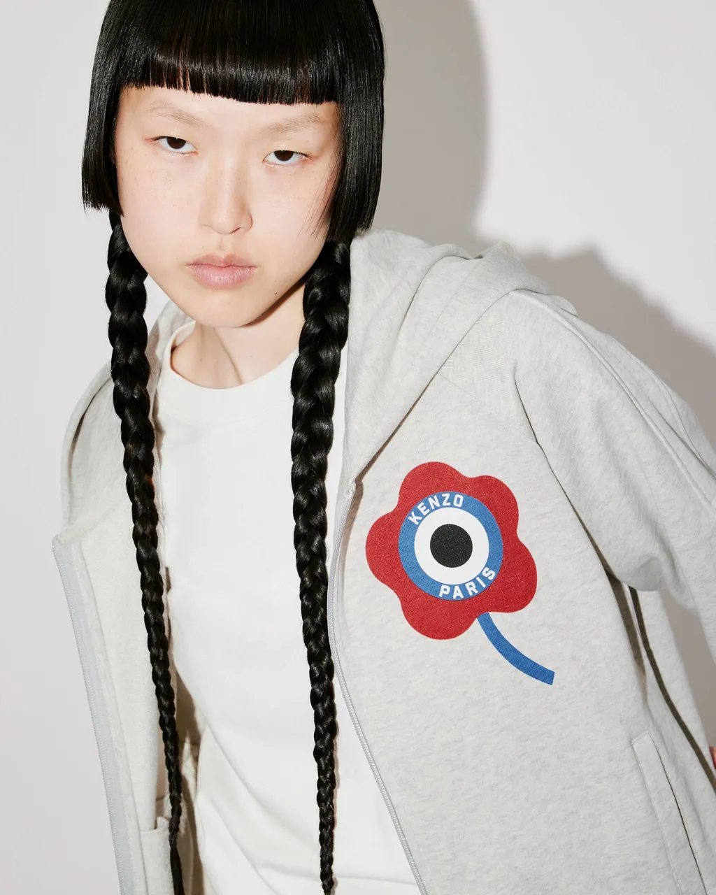 Crest Zipped Hoodie Sweatshirt Kenzo Target
