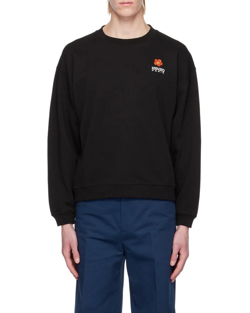 Logo-Embroidered Crewneck Sweatshirt