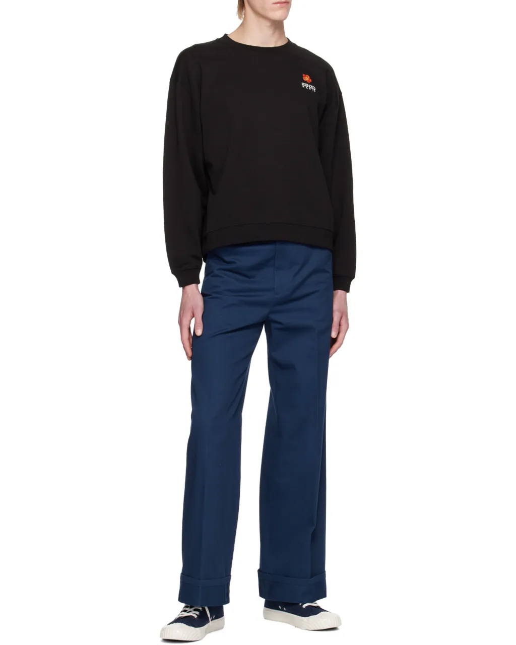 Logo-Embroidered Crewneck Sweatshirt