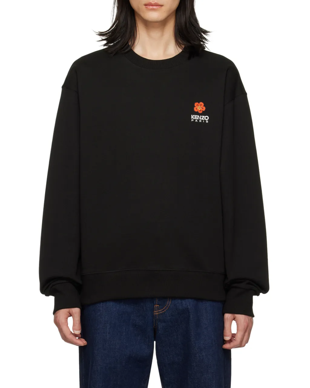 Logo-Embroidered Crewneck Sweatshirt