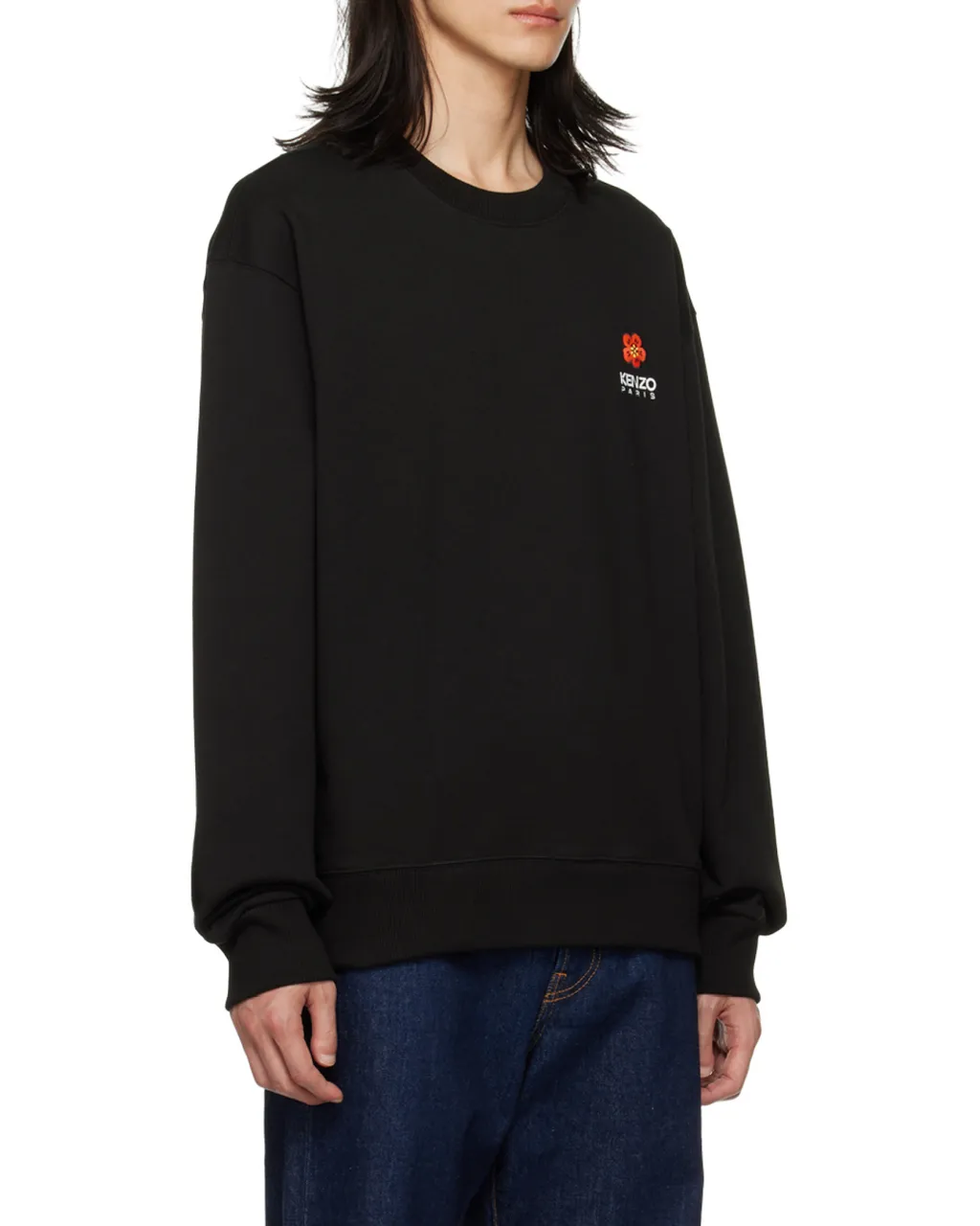 Logo-Embroidered Crewneck Sweatshirt