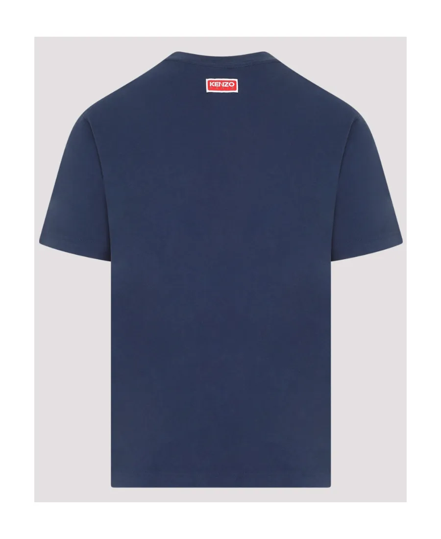 Lucky Tiger Logo Printed Crewneck T-Shirt
