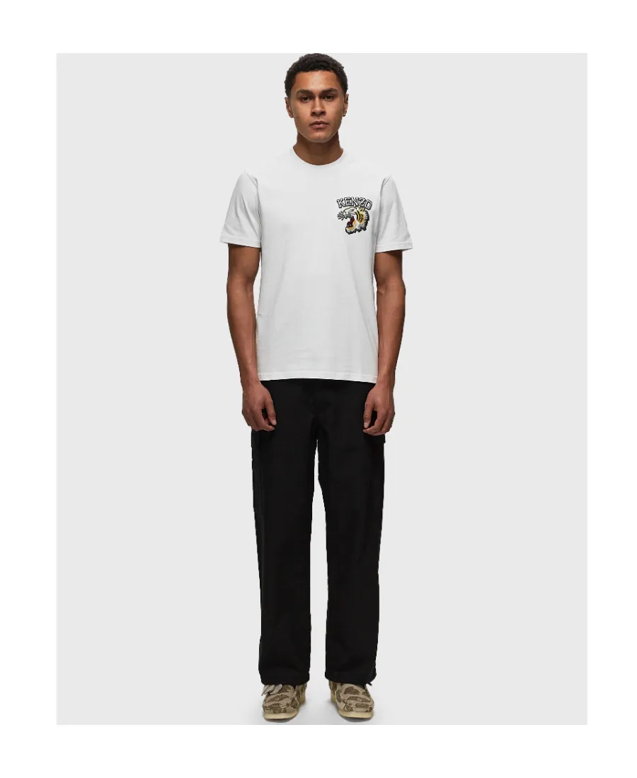 Logo Embroidered Crewneck T-Shirt