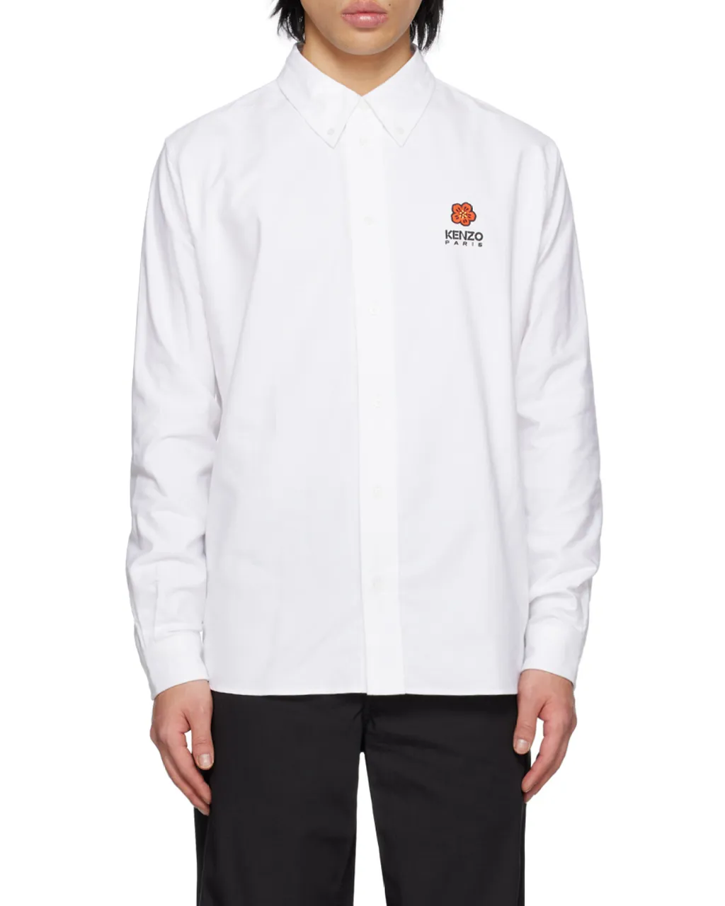 Boke Flower Logo Embroidered Buttoned Shirt