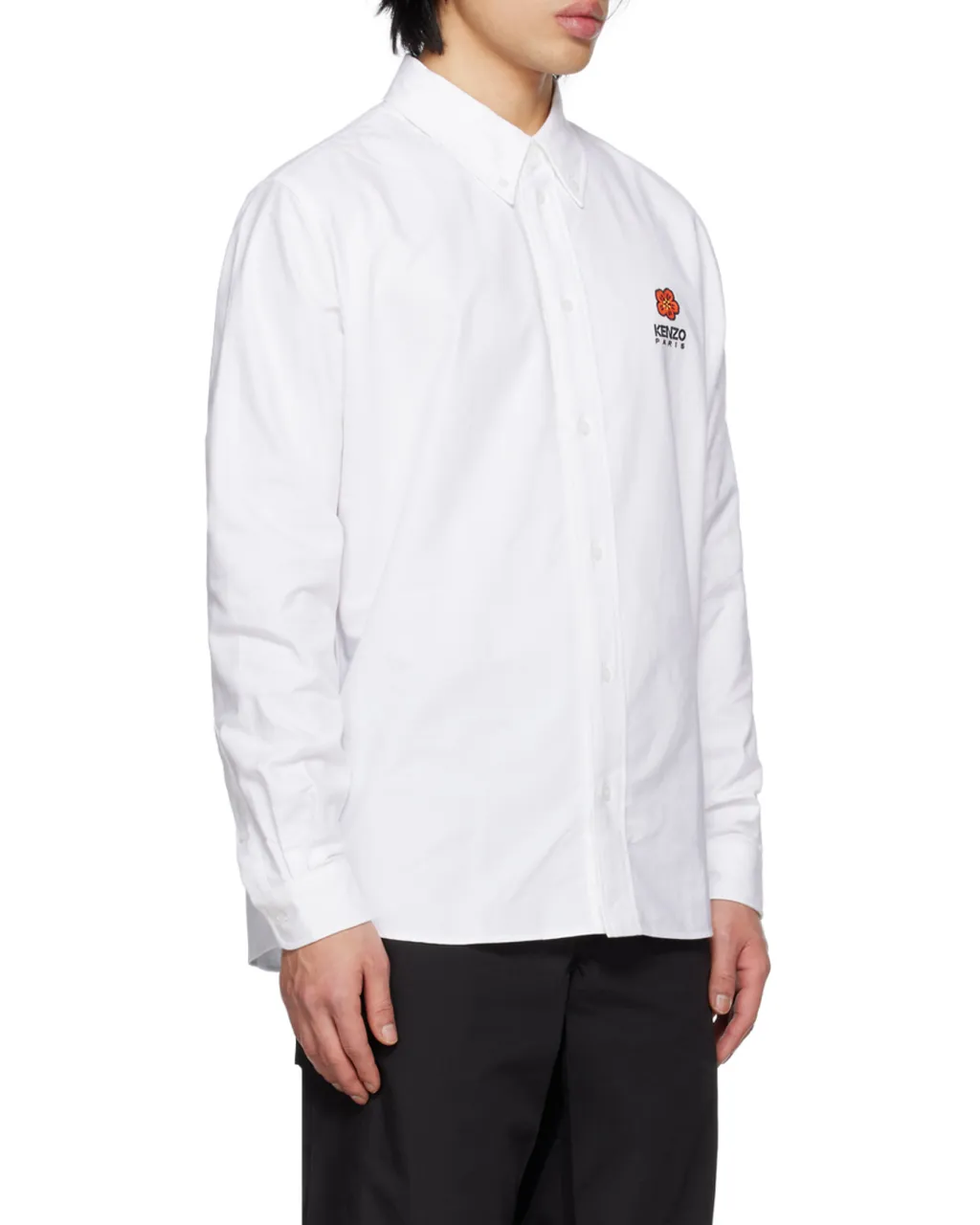 Boke Flower Logo Embroidered Buttoned Shirt