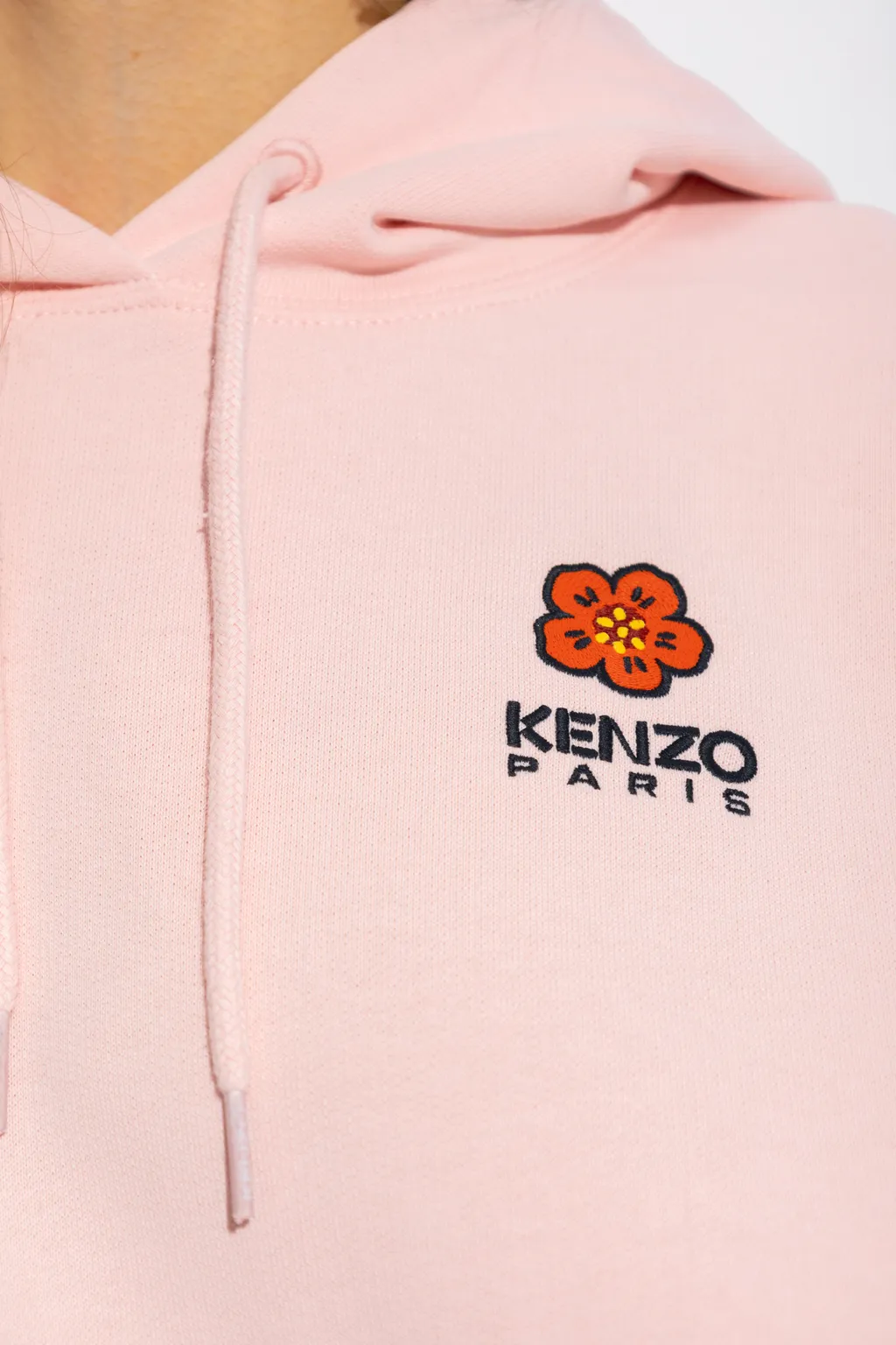 Boke Flower Motif Hoodie