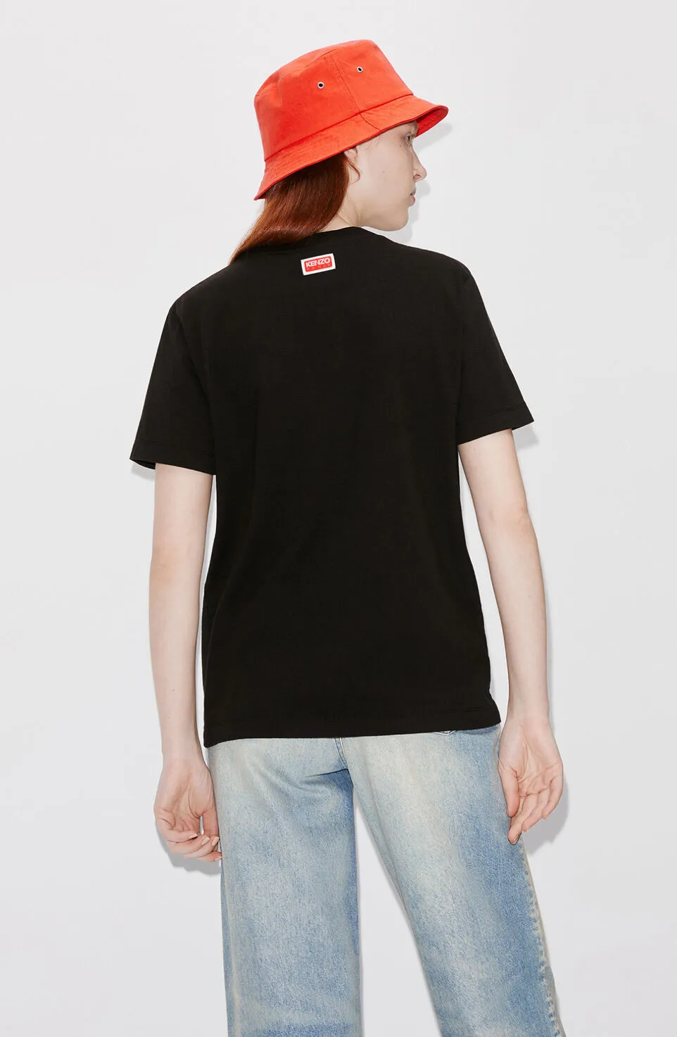 Loose-Fit Varsity Jungle Elephant T-Shirt