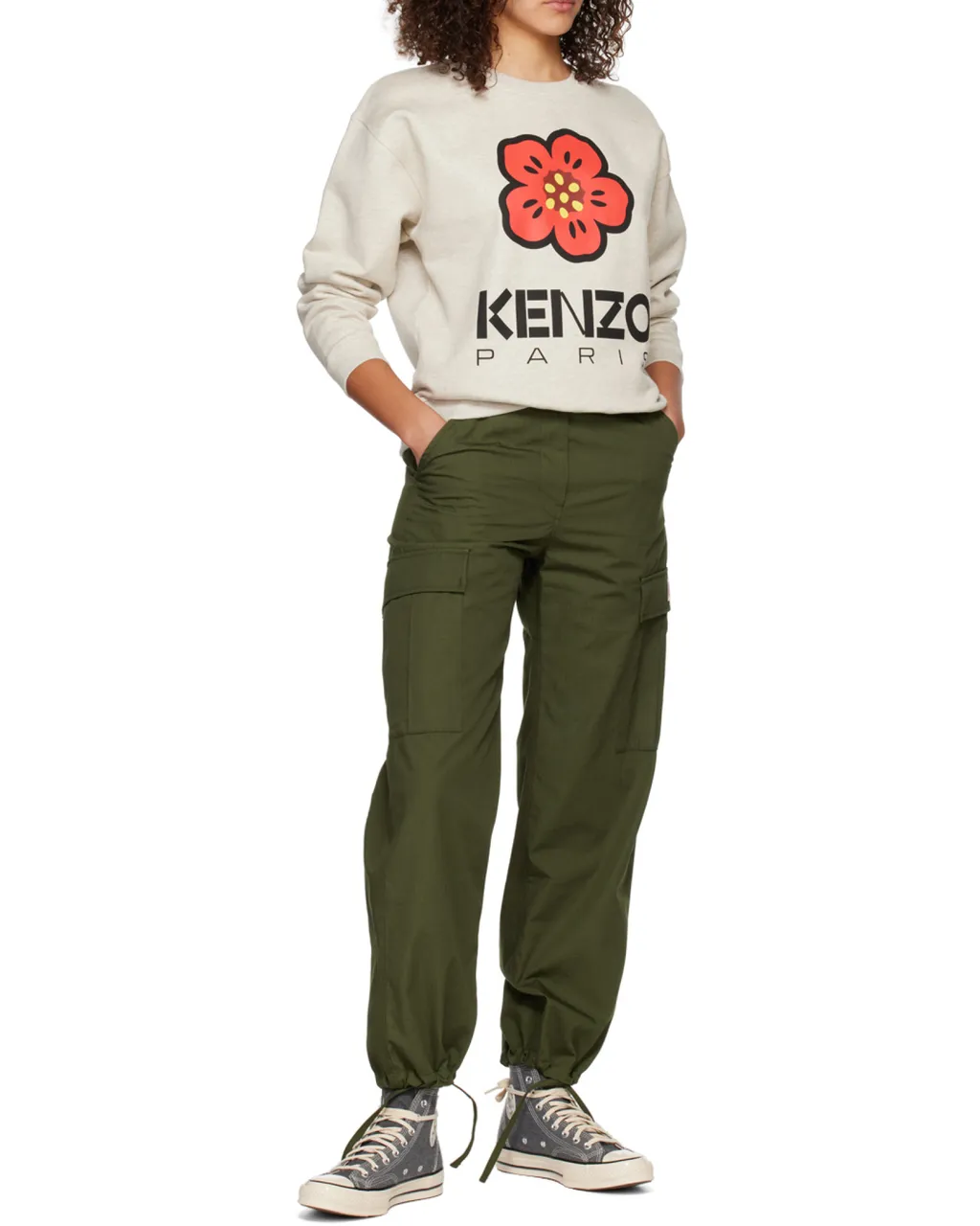 Logo Printed Crewneck Sweatshirt