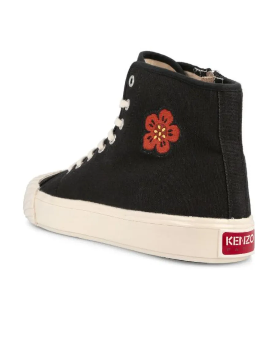 Boke Flower Embroidered High-Top Sneakers