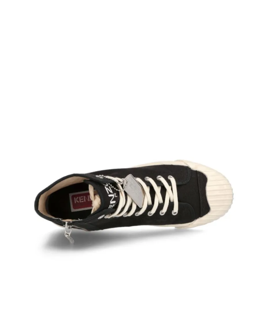 Boke Flower Embroidered High-Top Sneakers