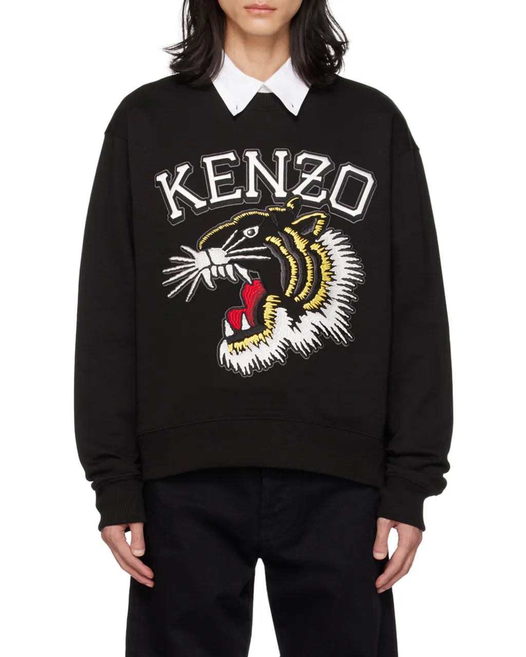 Varsity Jungle Tiger Crewneck Sweatshirt