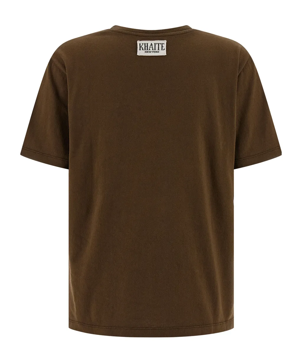 Mae Logo Patch Crewneck T-Shirt