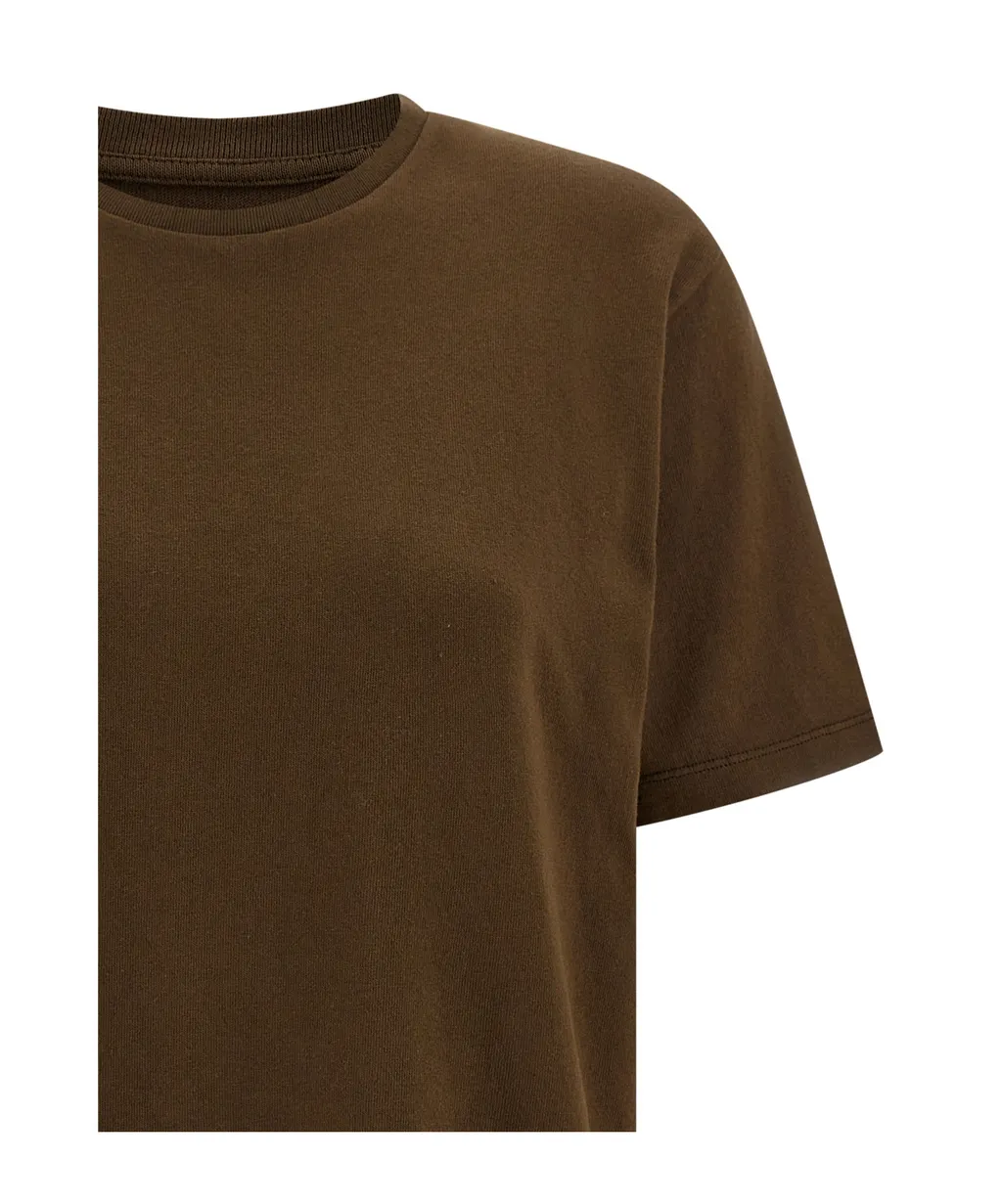 Mae Logo Patch Crewneck T-Shirt