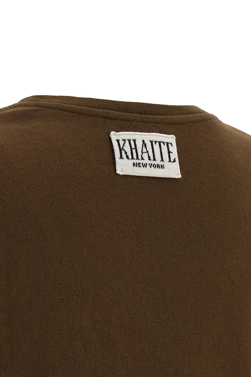 Mae Logo Patch Crewneck T-Shirt