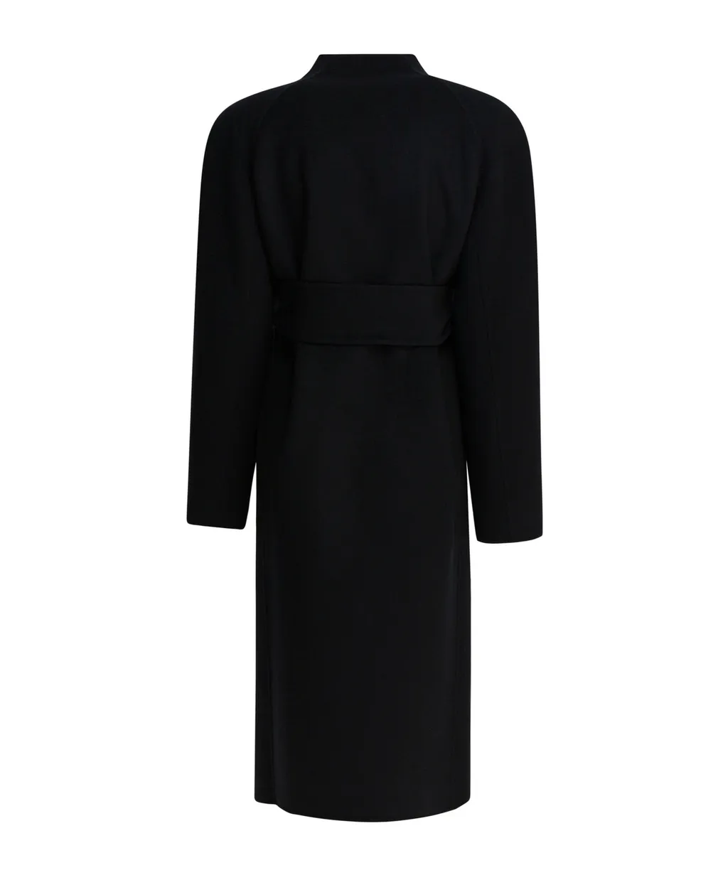Single-Breasted Belted Coat