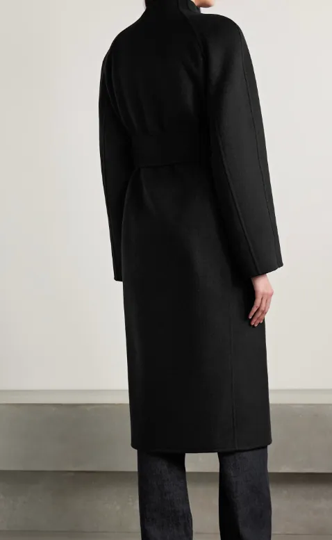 Single-Breasted Belted Coat