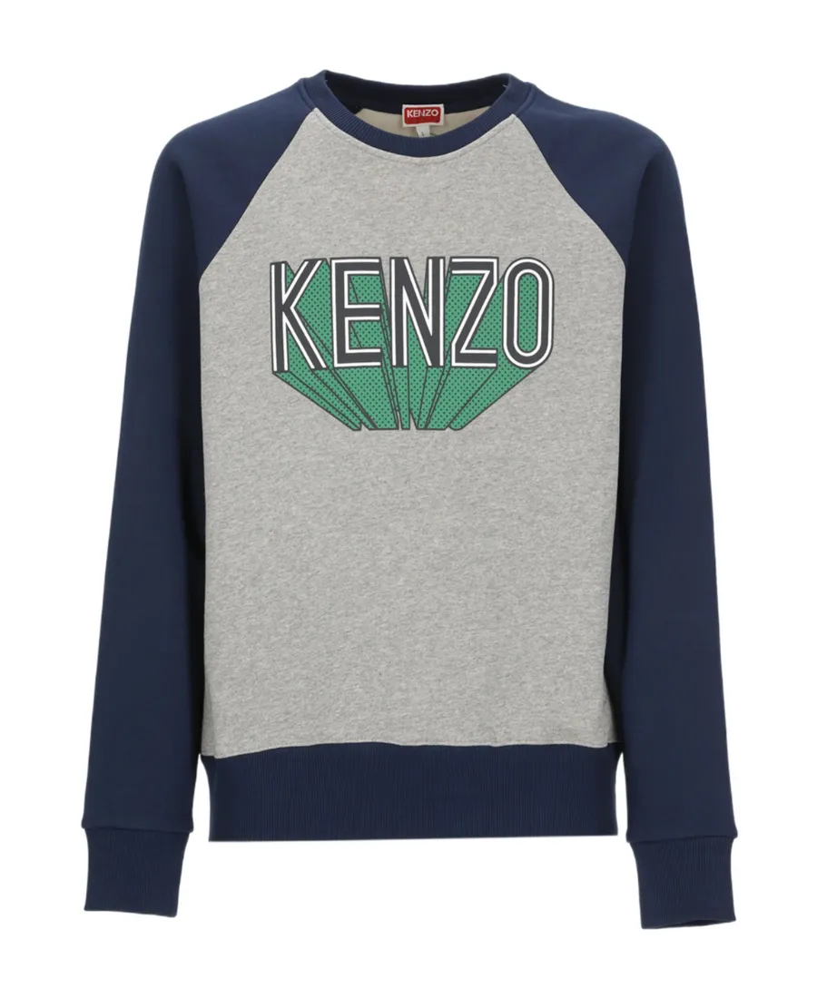 Logo Printed Colour-Block Sweatshirt