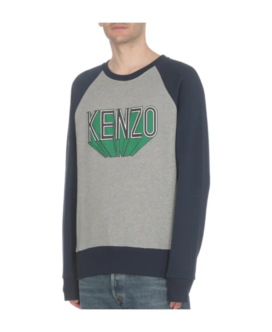 Logo Printed Colour-Block Sweatshirt