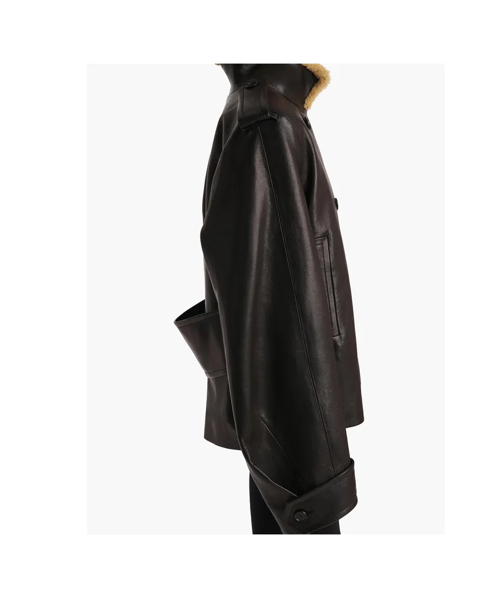 Dean Double-Breasted Leather Jacket