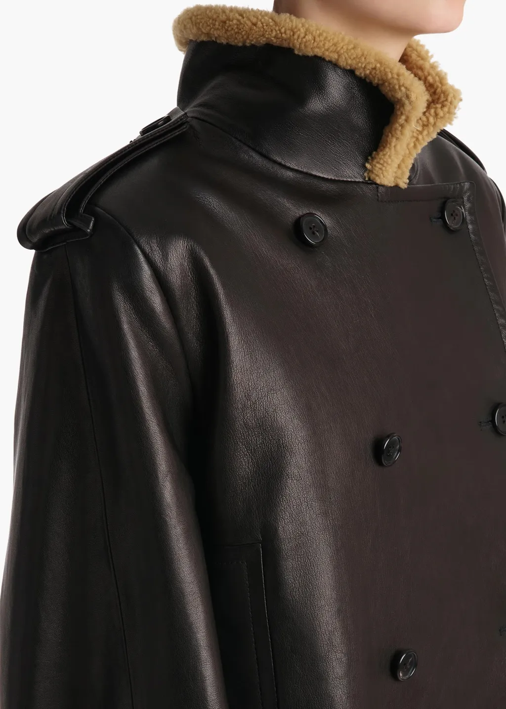 Dean Double-Breasted Leather Jacket