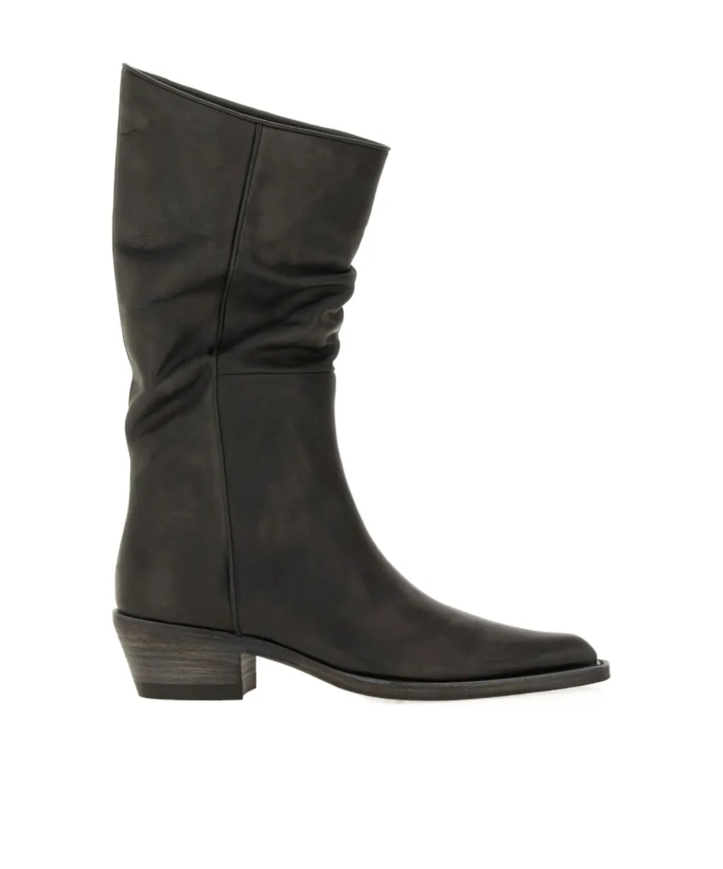 Chunky-Heeled Ankle Boots